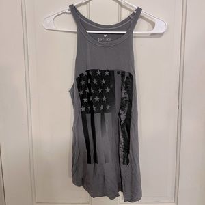 womens tank top, fourth of july america vibes